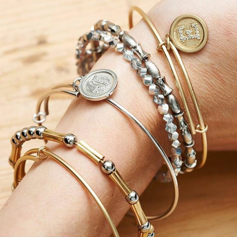 Chrysalis-Wishbone Expandable Bangle - Picture 4 of 4